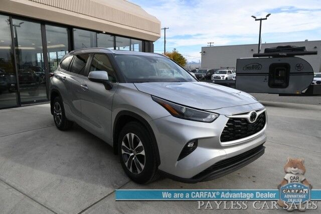 2024 Toyota Highlander XLE / AWD / Auto Start / Power & Heated Leather Seats / Sunroof / Adaptive Cruise / Lane Departure & Blind Spot / Rear Captain Chairs / 3rd Row / Seats 7 / Apple CarPlay & Android Auto / Back Up Camera / 1-Owner Anchorage AK 2024 Toyota Highlander XLE / AWD / Auto Start / Power & Heated Leather Seats / Sunroof / Adaptive Cruise / Lane Departure & Blind Spot / Rear Captain Chairs / 3rd Row / Seats 7 / Apple CarPlay & Android Auto / Back Up Camera / 1-Owner Anchorage AK