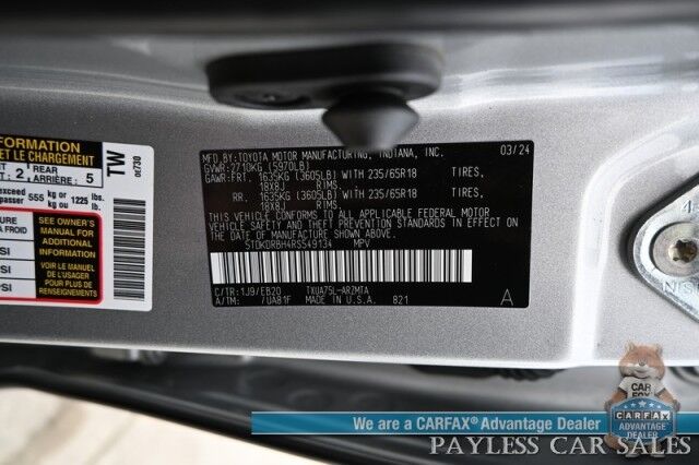 2024 Toyota Highlander XLE / AWD / Auto Start / Power & Heated Leather Seats / Sunroof / Adaptive Cruise / Lane Departure & Blind Spot / Rear Captain Chairs / 3rd Row / Seats 7 / Apple CarPlay & Android Auto / Back Up Camera / 1-Owner Anchorage AK 2024 Toyota Highlander XLE / AWD / Auto Start / Power & Heated Leather Seats / Sunroof / Adaptive Cruise / Lane Departure & Blind Spot / Rear Captain Chairs / 3rd Row / Seats 7 / Apple CarPlay & Android Auto / Back Up Camera / 1-Owner Anchorage AK