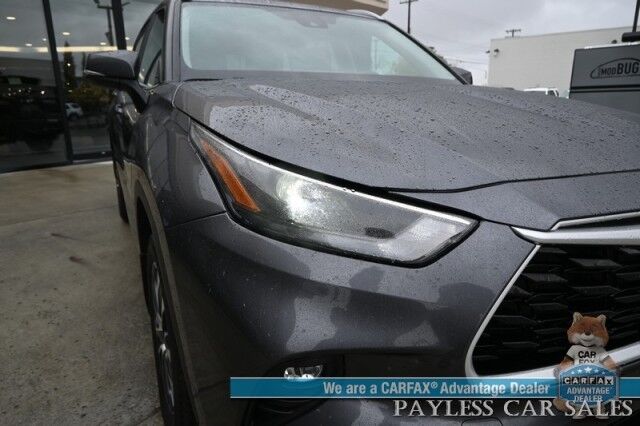 2024 Toyota Highlander XLE / AWD / Auto Start / Power & Heated Leather Seats / Sunroof / Adaptive Cruise / Lane Departure & Blind Spot / Rear Captain Chairs / 3rd Row / Seats 7 / Apple CarPlay & Android Auto / Back Up Camera / 1-Owner Anchorage AK