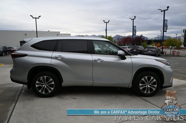 2024 Toyota Highlander XLE / AWD / Auto Start / Power & Heated Leather Seats / Sunroof / Adaptive Cruise / Lane Departure & Blind Spot / Rear Captain Chairs / 3rd Row / Seats 7 / Apple CarPlay & Android Auto / Back Up Camera / 1-Owner Anchorage AK