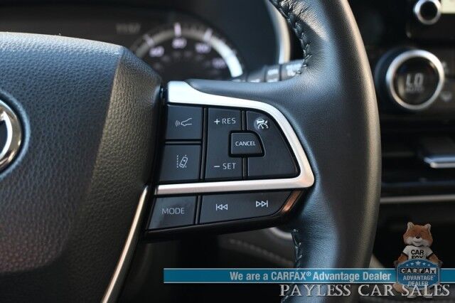 2024 Toyota Highlander XLE / AWD / Power & Heated Leather Seats / Sunroof / Adaptive Cruise / Lane Departure & Blind Spot / Rear Captain Chairs / 3rd Row / Apple CarPlay & Android Auto / Back Up Camera / Keyless Entry & Start / 1-Owner Anchorage AK