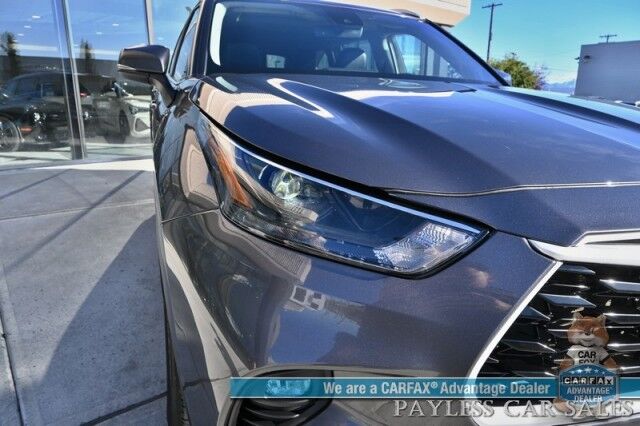 2024 Toyota Highlander XLE / AWD / Power & Heated Leather Seats / Sunroof / Adaptive Cruise / Lane Departure & Blind Spot / Rear Captain Chairs / 3rd Row / Apple CarPlay & Android Auto / Back Up Camera / Keyless Entry & Start / 1-Owner Anchorage AK