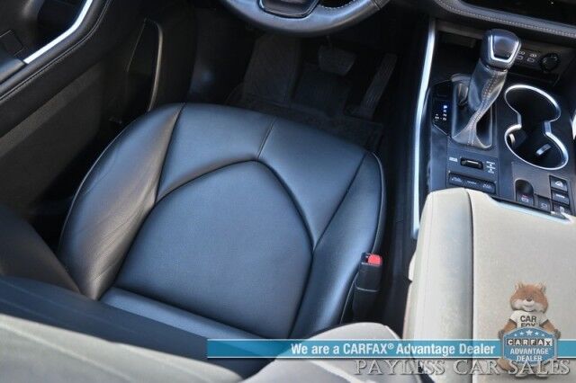 2024 Toyota Highlander XLE / AWD / Power & Heated Leather Seats / Sunroof / Adaptive Cruise / Lane Departure & Blind Spot / Rear Captain Chairs / 3rd Row / Apple CarPlay & Android Auto / Back Up Camera / Keyless Entry & Start / 1-Owner Anchorage AK