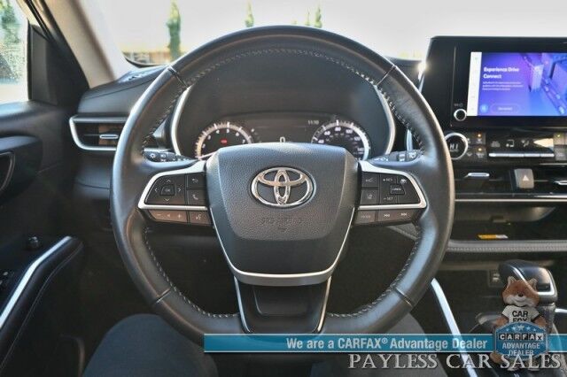 2024 Toyota Highlander XLE / AWD / Power & Heated Leather Seats / Sunroof / Adaptive Cruise / Lane Departure & Blind Spot / Rear Captain Chairs / 3rd Row / Apple CarPlay & Android Auto / Back Up Camera / Keyless Entry & Start / 1-Owner Anchorage AK
