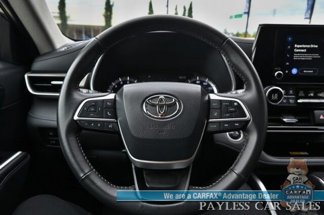 2024 Toyota Highlander XLE / AWD / Power & Heated Leather Seats / Sunroof / Adaptive Cruise / Lane Watch & Blind Spot / Apple CarPlay & Android Auto / Captain Chairs / 3rd Row / Back Up Cam / Only 23K Miles / 1-Owner Anchorage AK