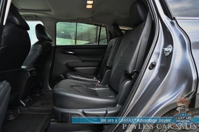 2024 Toyota Highlander XLE / AWD / Power & Heated Leather Seats / Sunroof / Adaptive Cruise / Lane Watch & Blind Spot / Apple CarPlay & Android Auto / Captain Chairs / 3rd Row / Back Up Cam / Only 23K Miles / 1-Owner Anchorage AK