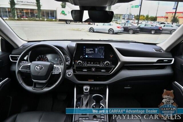 2024 Toyota Highlander XLE / AWD / Power & Heated Leather Seats / Sunroof / Adaptive Cruise / Lane Watch & Blind Spot / Apple CarPlay & Android Auto / Captain Chairs / 3rd Row / Back Up Cam / Only 23K Miles / 1-Owner Anchorage AK