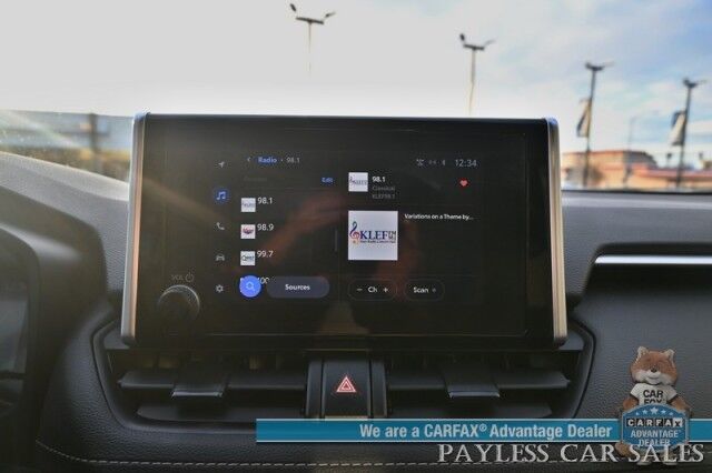 2024 Toyota RAV4 XLE / AWD / Auto Start / Weather Pkg / Power & Heated Cloth Seats / Heated Steering / Adaptive Cruise / Blind Spot & Lane Alert / Apple CarPlay & Android Auto / Back Up Camera / Keyless Entry & Start / 1-Owner Anchorage AK