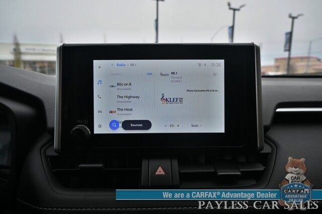 2024 Toyota RAV4 XLE / AWD / Auto Start / Weather Pkg / Power & Heated Cloth Seats / Heated Steering / Adaptive Cruise / Lane Departure & Blind Spot Alert / Apple CarPlay & Android Auto / Back Up Camera / Keyless Entry & Start / 1-Owner Anchorage AK