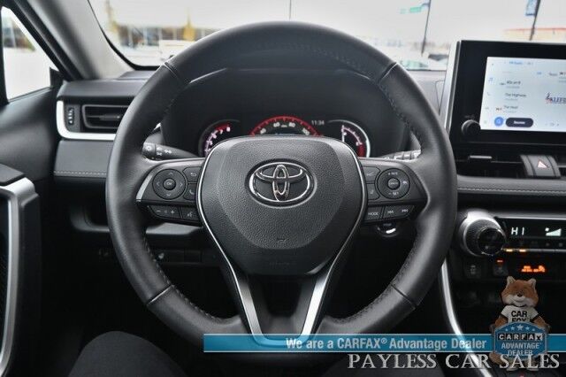 2024 Toyota RAV4 XLE / AWD / Auto Start / Weather Pkg / Power & Heated Cloth Seats / Heated Steering / Adaptive Cruise / Lane Departure & Blind Spot Alert / Apple CarPlay & Android Auto / Back Up Camera / Keyless Entry & Start / 1-Owner Anchorage AK