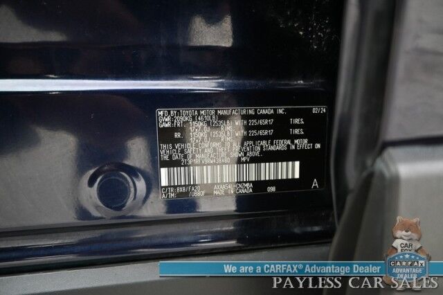 2024 Toyota RAV4 XLE / AWD / Auto Start / Weather Pkg / Power & Heated Cloth Seats / Heated Steering / Adaptive Cruise / Lane Departure & Blind Spot Alert / Apple CarPlay & Android Auto / Back Up Camera / Keyless Entry & Start / 1-Owner Wasilla AK