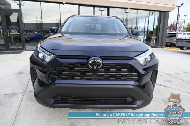 2024 Toyota RAV4 XLE / AWD / Auto Start / Weather Pkg / Power & Heated Cloth Seats / Heated Steering / Adaptive Cruise / Lane Departure & Blind Spot Alert / Apple CarPlay & Android Auto / Back Up Camera / Keyless Entry & Start / 1-Owner