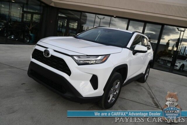 2024 Toyota RAV4 XLE / AWD / Auto Start / Weather Pkg / Power & Heated Cloth Seats / Heated Steering / Adaptive Cruise / Lane Departure & Blind Spot Alert / Apple CarPlay & Android Auto / Back Up Camera / Keyless Entry & Start / 1-Owner Wasilla AK