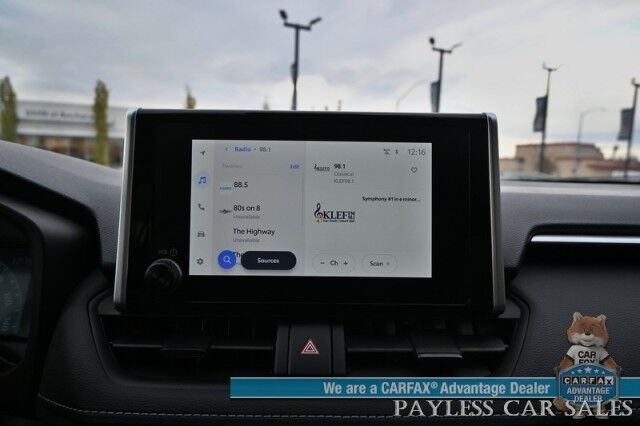 2024 Toyota RAV4 XLE / AWD / Auto Start / Weather Pkg / Power & Heated Cloth Seats / Heated Steering / Adaptive Cruise / Lane Departure & Blind Spot Alert / Apple CarPlay & Android Auto / Back Up Camera / Keyless Entry & Start / 1-Owner Anchorage AK