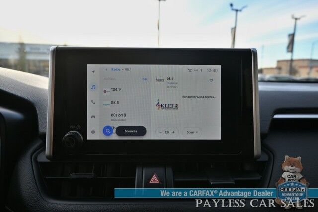 2024 Toyota RAV4 XLE / AWD / Auto Start / Weather Pkg / Power & Heated Cloth Seats / Heated Steering / Adaptive Cruise / Lane Departure & Blind Spot Alert / Apple CarPlay & Android Auto / Back Up Camera / Keyless Entry & Start / 1-Owner Anchorage AK