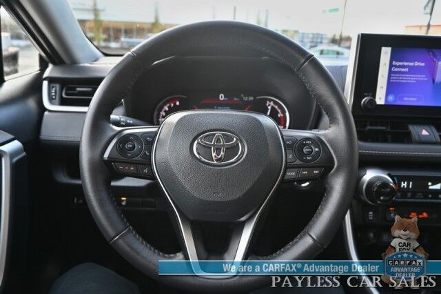 2024 Toyota RAV4 XLE / AWD / Auto Start / Weather Pkg / Power & Heated Cloth Seats / Heated Steering / Adaptive Cruise / Lane Departure & Blind Spot Alert / Apple CarPlay & Android Auto / Back Up Camera / Keyless Entry & Start / 1-Owner Anchorage AK