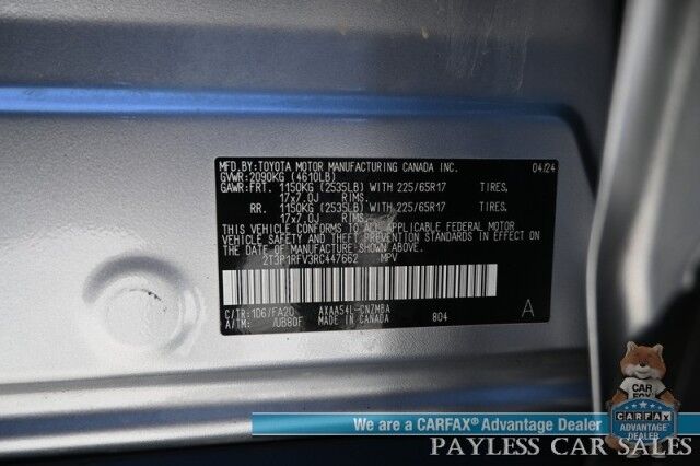 2024 Toyota RAV4 XLE / AWD / Auto Start / Weather Pkg / Power & Heated Seats / Heated Steering / Adaptive Cruise / Lane Depart & Blind Spot / Apple CarPlay & Android Auto / Back Up Cam / Keyless Entry & Start / 33 MPG / 1-Owner Anchorage AK 2024 Toyota RAV4 XLE / AWD / Auto Start / Weather Pkg / Power & Heated Seats / Heated Steering / Adaptive Cruise / Lane Depart & Blind Spot / Apple CarPlay & Android Auto / Back Up Cam / Keyless Entry & Start / 33 MPG / 1-Owner Anchorage AK