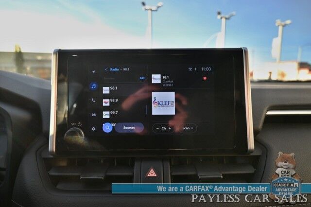 2024 Toyota RAV4 XLE / AWD / Power & Heated Cloth Seats / Heated Steering Wheel / Lane Watch & Blind Spot Alert / Forward Collision Alert / Apple CarPlay & Android Auto / Keyless Entry & Start / Back Up Camera / 33 MPG / 1-Owner Anchorage AK 2024 Toyota RAV4 XLE / AWD / Power & Heated Cloth Seats / Heated Steering Wheel / Lane Watch & Blind Spot Alert / Forward Collision Alert / Apple CarPlay & Android Auto / Keyless Entry & Start / Back Up Camera / 33 MPG / 1-Owner Anchorage AK