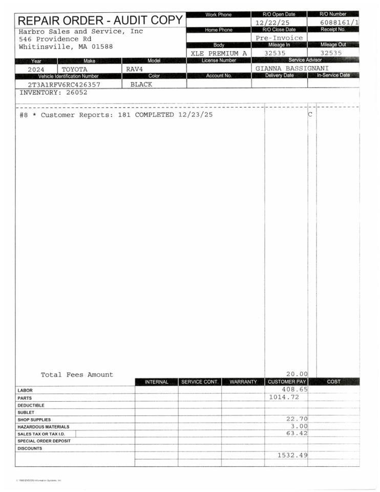 2024 Toyota RAV4 XLE Premium - 1 OWNER - COLD WEATHER PACKAGE Webster MA