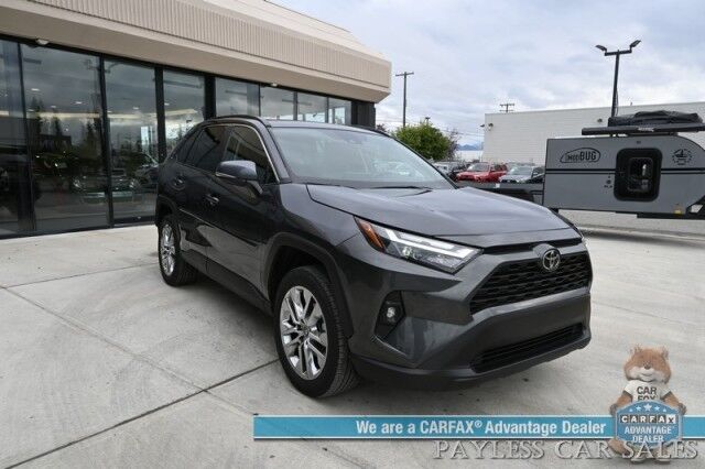 2024 Toyota RAV4 XLE Premium / AWD / Auto Start / Weather Pkg / Power & Heated Leather Seats / Heated Steering / Sunroof / Lane Depart & Blind Spot / Apple CarPlay & Android Auto / Back Up Cam / Keyless Entry & Start / 1-Owner Anchorage AK
