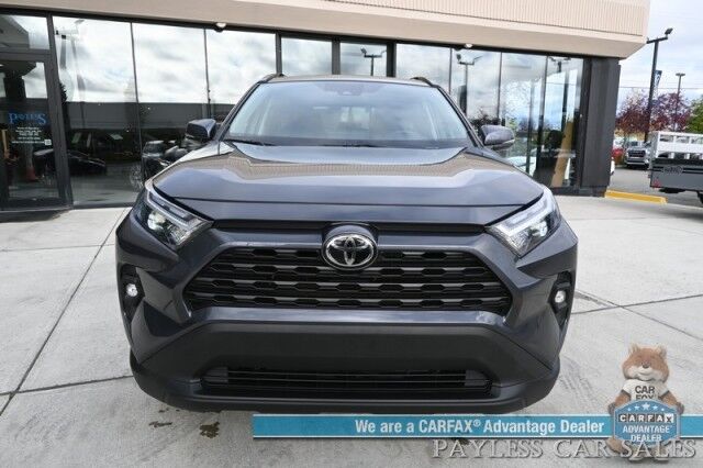 2024 Toyota RAV4 XLE Premium / AWD / Auto Start / Weather Pkg / Power & Heated Leather Seats / Heated Steering / Sunroof / Lane Depart & Blind Spot / Apple CarPlay & Android Auto / Back Up Cam / Power Liftgate / Keyless Entry & Start / 1-Owner