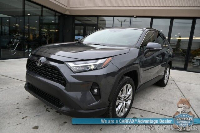 2024 Toyota RAV4 XLE Premium / AWD / Weather Pkg / Power & Heated Leather Seats / Heated Steering Wheel / Sunroof / Adaptive Cruise / Lane Departure & Blind Spot Alert / Apple CarPlay & Android Auto / Back Up Camera / 33 MPG / 1-Owner Anchorage AK