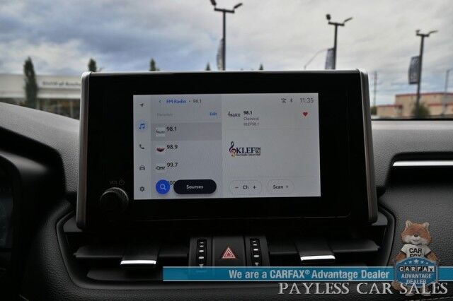 2024 Toyota RAV4 XLE Premium / AWD / Weather Pkg / Power & Heated Leather Seats / Heated Steering Wheel / Sunroof / Blind Spot & Lane Alert / Apple CarPlay & Android Auto / Back Up Camera / Power Liftgate / Keyless Entry & Start / 1-Owner Anchorage AK