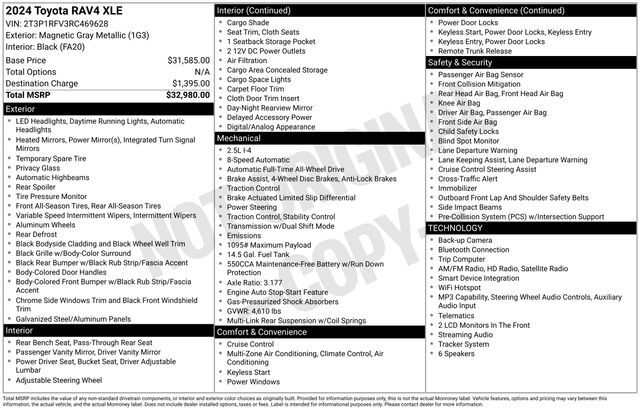 2024 Toyota RAV4 XLE Raleigh NC