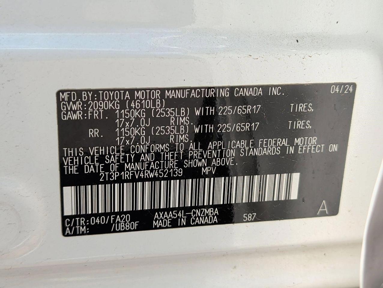 2024 Toyota RAV4 XLE San Juan TX
