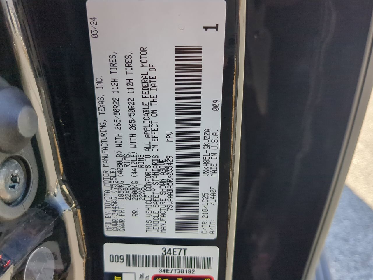 2024 Toyota Sequoia Capstone Winder GA