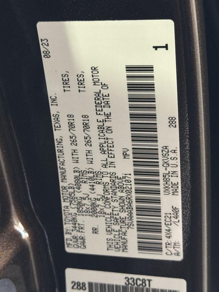 2024 Toyota Sequoia SR5 San Antonio TX