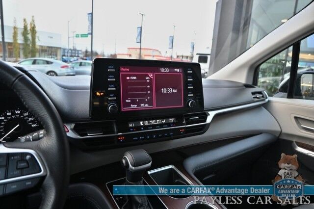 2024 Toyota Sienna XLE / AWD / Hybrid / Power & Heated Leather Seats / Sunroof / Adaptive Cruise / Lane Departure & Blind Spot / Rear Captain Chairs / 3rd Row / Seats 7 / Apple CarPlay & Android Auto / Back Up Camera / 36 MPG / 1-Owner Anchorage AK