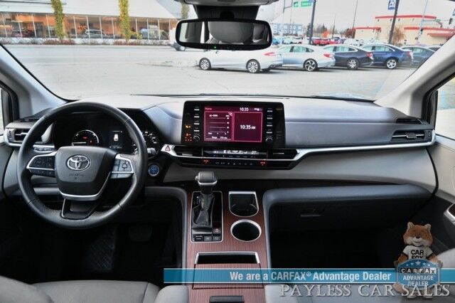 2024 Toyota Sienna XLE Hybrid / AWD / Auto Start / Power & Heated Leather Seats / Sunroof / Adaptive Cruise / Lane Depart & Blind Spot Alert / Apple CarPlay & Android Auto / Back Up Cam / Rear Captain Chairs / 3rd Row / 36 MPG / 1-Owner Anchorage AK