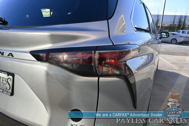 2024 Toyota Sienna XLE Hybrid / AWD / Auto Start / Power & Heated Leather Seats / Sunroof / Adaptive Cruise / Lane Depart & Blind Spot / Apple CarPlay & Android Auto / Back Up Cam / Rear Captain Chairs / 3rd Row / 36 MPG / 1-Owner Anchorage AK