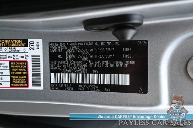 2024 Toyota Sienna XLE Hybrid / AWD / Power & Heated Leather Seats / Sunroof / Adaptive Cruise / Lane Depart & Blind Spot Alert / Apple CarPlay & Android Auto / Back Up Camera / Rear Captain Chairs / 3rd Row / 36 MPG / 1-Owner Anchorage AK 2024 Toyota Sienna XLE Hybrid / AWD / Power & Heated Leather Seats / Sunroof / Adaptive Cruise / Lane Depart & Blind Spot Alert / Apple CarPlay & Android Auto / Back Up Camera / Rear Captain Chairs / 3rd Row / 36 MPG / 1-Owner Anchorage AK