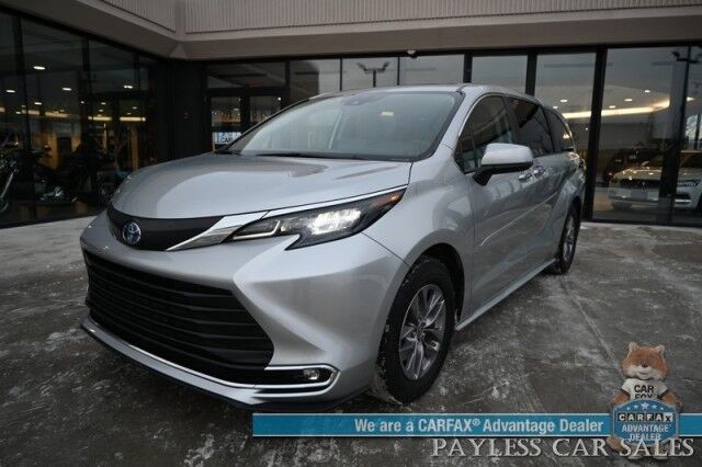2024 Toyota Sienna XLE Hybrid / AWD / Power & Heated Leather Seats / Sunroof / Adaptive Cruise / Lane Depart & Blind Spot Alert / Apple CarPlay & Android Auto / Back Up Camera / Rear Captain Chairs / 3rd Row / 36 MPG / 1-Owner Anchorage AK 2024 Toyota Sienna XLE Hybrid / AWD / Power & Heated Leather Seats / Sunroof / Adaptive Cruise / Lane Depart & Blind Spot Alert / Apple CarPlay & Android Auto / Back Up Camera / Rear Captain Chairs / 3rd Row / 36 MPG / 1-Owner Anchorage AK