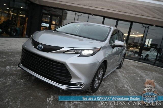 2024 Toyota Sienna XLE Hybrid / AWD / Power & Heated Leather Seats / Sunroof / Adaptive Cruise / Lane Depart & Blind Spot Alert / Apple CarPlay & Android Auto / Back Up Camera / Rear Captain Chairs / 3rd Row / 36 MPG / 1-Owner Anchorage AK 2024 Toyota Sienna XLE Hybrid / AWD / Power & Heated Leather Seats / Sunroof / Adaptive Cruise / Lane Depart & Blind Spot Alert / Apple CarPlay & Android Auto / Back Up Camera / Rear Captain Chairs / 3rd Row / 36 MPG / 1-Owner Anchorage AK