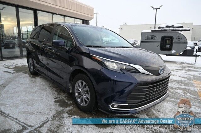 2024 Toyota Sienna XLE Hybrid / AWD / Power & Heated Leather Seats / Sunroof / Adaptive Cruise / Lane Depart & Blind Spot Alert / Apple CarPlay & Android Auto / Back Up Camera / Rear Captain Chairs / 3rd Row / 36 MPG / 1-Owner Wasilla AK