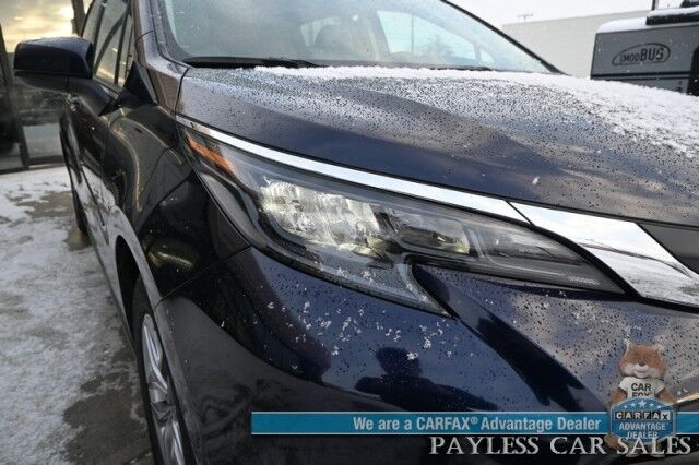 2024 Toyota Sienna XLE Hybrid / AWD / Power & Heated Leather Seats / Sunroof / Adaptive Cruise / Lane Depart & Blind Spot Alert / Apple CarPlay & Android Auto / Back Up Camera / Rear Captain Chairs / 3rd Row / 36 MPG / 1-Owner Anchorage AK