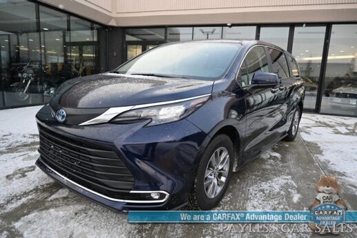 2024 Toyota Sienna XLE Hybrid / AWD / Power & Heated Leather Seats / Sunroof / Adaptive Cruise / Lane Depart & Blind Spot Alert / Apple CarPlay & Android Auto / Back Up Camera / Rear Captain Chairs / 3rd Row / 36 MPG / 1-Owner Anchorage AK