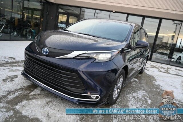 2024 Toyota Sienna XLE Hybrid / AWD / Power & Heated Leather Seats / Sunroof / Adaptive Cruise / Lane Depart & Blind Spot Alert / Apple CarPlay & Android Auto / Back Up Camera / Rear Captain Chairs / 3rd Row / 36 MPG / 1-Owner Wasilla AK