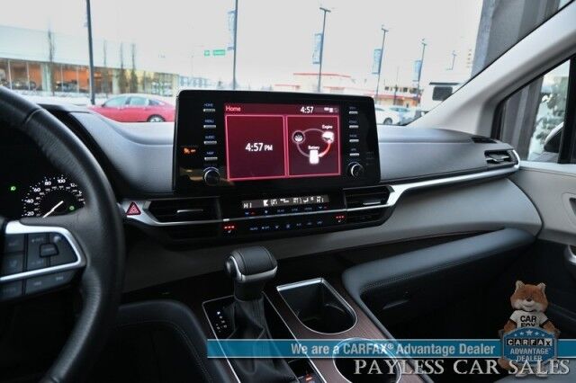 2024 Toyota Sienna XLE Hybrid / AWD / Power & Heated Leather Seats / Sunroof / Adaptive Cruise / Lane Depart & Blind Spot Alert / Apple CarPlay & Android Auto / Back Up Camera / Rear Captain Chairs / 3rd Row / 36 MPG / 1-Owner Anchorage AK