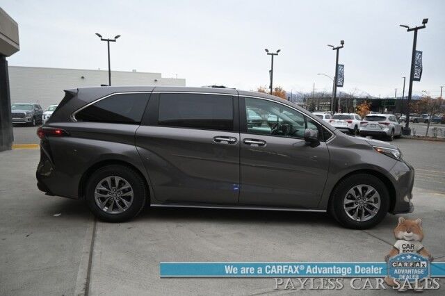 2024 Toyota Sienna XLE Hybrid / AWD / Power & Heated Leather Seats / Sunroof / Adaptive Cruise / Lane Depart & Blind Spot Alert / Apple CarPlay & Android Auto / Back Up Camera / Rear Captain Chairs / 3rd Row / 36 MPG / 1-Owner Anchorage AK