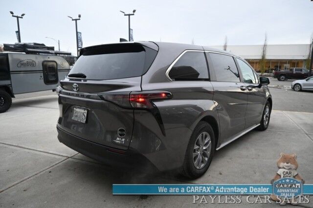 2024 Toyota Sienna XLE Hybrid / AWD / Power & Heated Leather Seats / Sunroof / Adaptive Cruise / Lane Depart & Blind Spot Alert / Apple CarPlay & Android Auto / Back Up Camera / Rear Captain Chairs / 3rd Row / 36 MPG / 1-Owner Anchorage AK