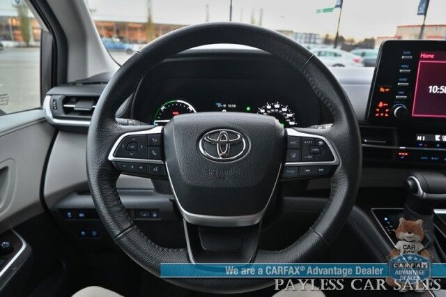 2024 Toyota Sienna XLE Hybrid / AWD / Power & Heated Leather Seats / Sunroof / Adaptive Cruise / Lane Depart & Blind Spot Alert / Apple CarPlay & Android Auto / Back Up Camera / Rear Captain Chairs / 3rd Row / 36 MPG / 1-Owner Anchorage AK