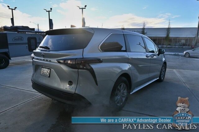 2024 Toyota Sienna XLE Hybrid / AWD / Power & Heated Leather Seats / Sunroof / Adaptive Cruise / Lane Depart & Blind Spot Alert / Apple CarPlay & Android Auto / Back Up Camera / Rear Captain Chairs / 3rd Row / 36 MPG / 1-Owner Anchorage AK