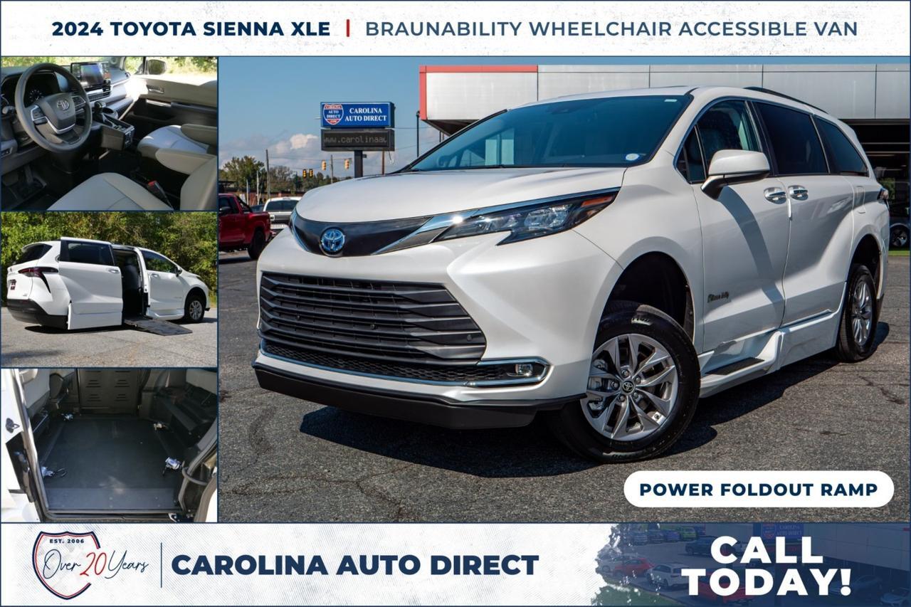 2024 Toyota Sienna XLE Plus / BraunAbility Wheelchair Accessible Van / Power Ramp