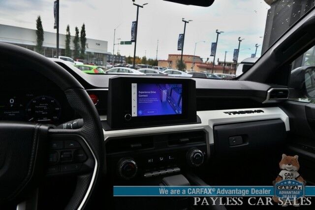 2024 Toyota Tacoma 4WD TRD Off Road / 4X4 / Crew Cab / Premium Cloth Seats / Adaptive Cruise Control / Lane Departure & Blind Spot Alert / Apple CarPlay & Android Auto / Back Up Camera / Keyless Entry & Start / Tow Pkg / 23 MPG / 1-Owner Anchorage AK