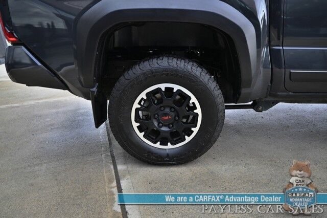 2024 Toyota Tacoma 4WD TRD Off Road / 4X4 / Crew Cab / Premium Cloth Seats / Adaptive Cruise Control / Lane Departure & Blind Spot Alert / Apple CarPlay & Android Auto / Back Up Camera / Keyless Entry & Start / Tow Pkg / 23 MPG / 1-Owner Anchorage AK