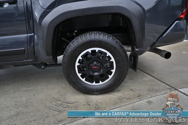 2024 Toyota Tacoma 4WD TRD Off Road / 4X4 / Crew Cab / Premium Cloth Seats / Adaptive Cruise Control / Lane Departure & Blind Spot Alert / Apple CarPlay & Android Auto / Back Up Camera / Keyless Entry & Start / Tow Pkg / 23 MPG / 1-Owner Anchorage AK